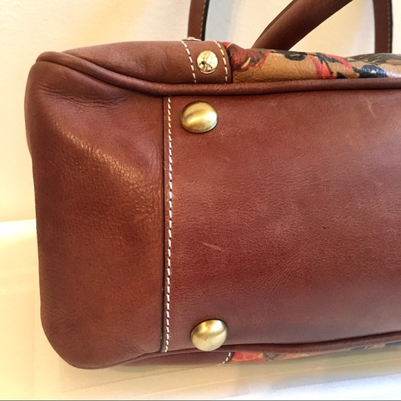 Firenze Bella Purse Floral 100% Genuine Leather 🍂 - Picture 13 of 16